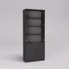 Шкаф офисный ОШС-1, Антрацит, 800/340/2100