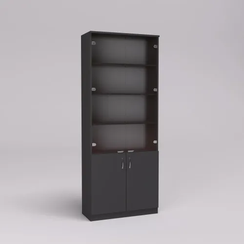 Шкаф офисный ОШС-1, Антрацит, 800/340/2100