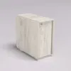 Стіл-тумба №5 Комбі, Дуб Крафт Білий, 380х800х750