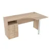 Стол угловой ОСК-2, Дуб Сонома, 1500/900/760