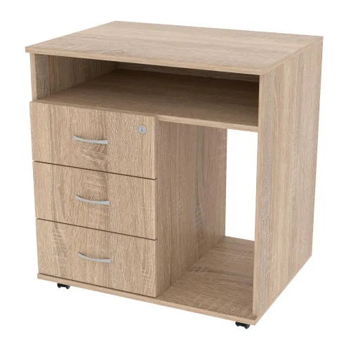 Тумба офисная ТМО-4, Дуб Сонома, 700/520/760