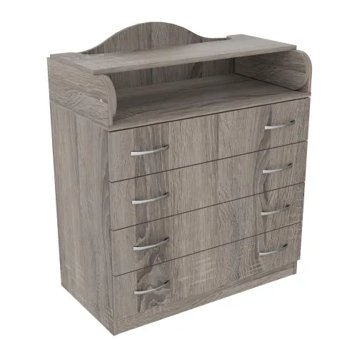 Комод пеленальный №1, Дуб Сонома Трюфель, 864/465/1020