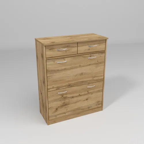 Тумба для обуви №4, Дуб Аппалачи, 800/350/1010