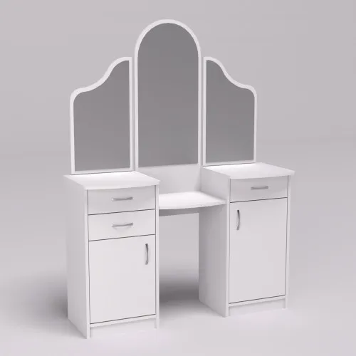 Стол туалетный Трюмо Диана, Белый, 1200/420/1630