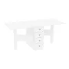 Стіл-тумба №5 Комбі, Білий, 380х800х750