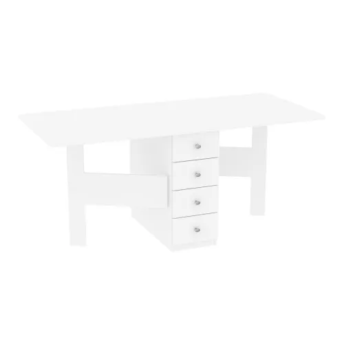 Стіл-тумба №5 Комбі, Білий, 380х800х750
