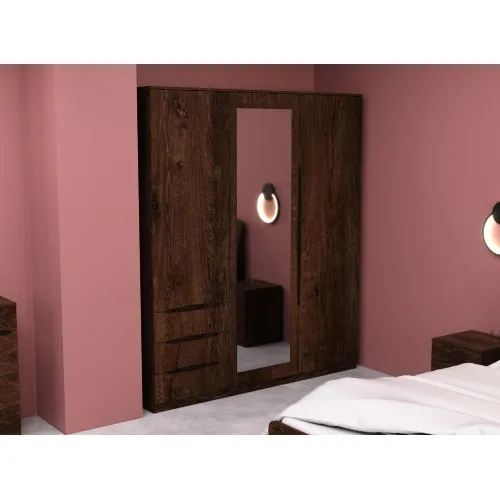 Шкаф Дельта 2, Дуб Конкордия, 1800х550х2100