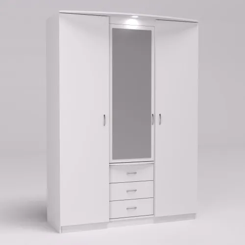 Шкаф Диана, Белый, 1500х650х2100