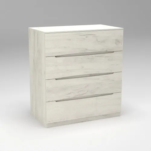 Комод Дельта №1, Дуб Крафт Білий, 1090/610/1200