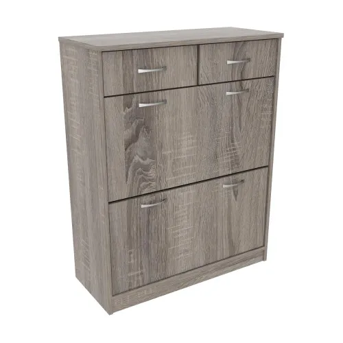 Тумба для обуви №4, Дуб Сонома Трюфель, 800/350/1010