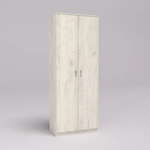 Шкаф офисный ОШ-2, Дуб Крафт Белый, 800/420/2100