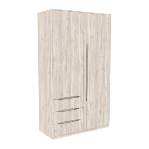 Шкаф Дельта 1, Самоа Дымчатый, 1200х550х2100