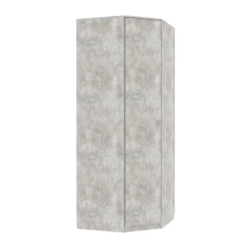 Тумба офісна F-2 кутова, Бетон, 800/800/2100