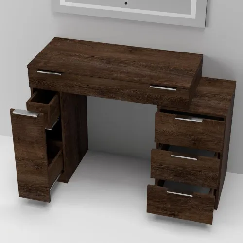 Стол туалетный Трюмо Кристалл, Дуб Конкордия, 1200/452/847