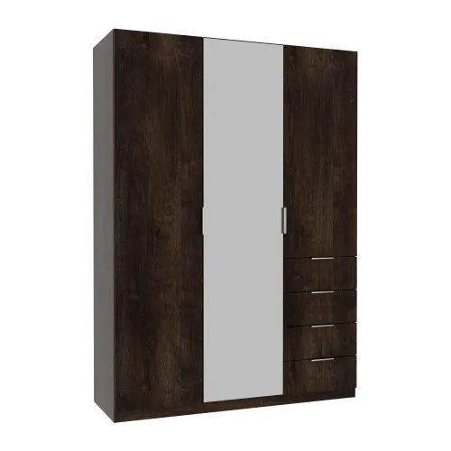 Шкаф Кристалл 2, Дуб Конкордия, 1500х520х2100