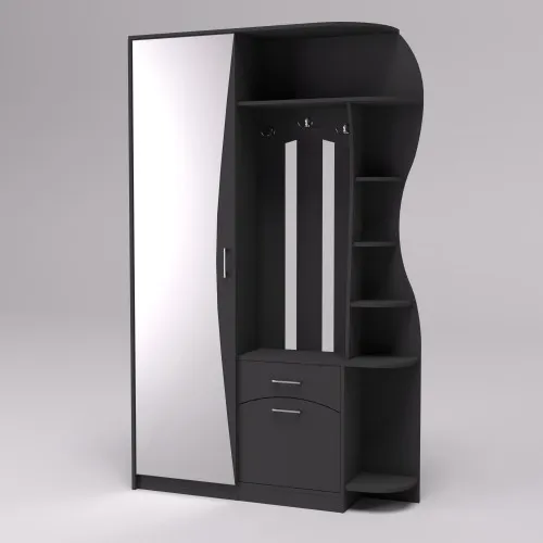 Прихожая Соло-9, Антрацит, 1300/400/2100