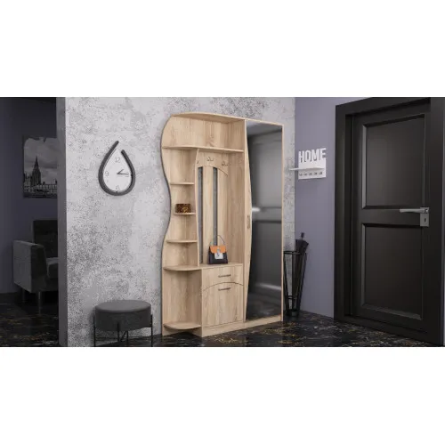 Прихожая Соло-9, Дуб Сонома, 1300/400/2100