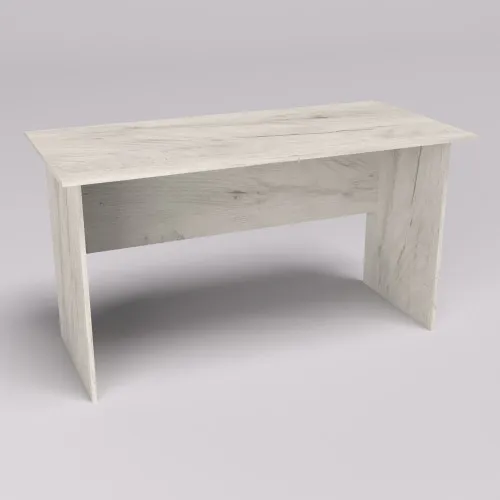 Стол офисный СП, Дуб Крафт Белый, 1400/650/760