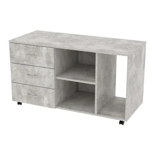 Тумба офисная ТМО-3, Бетон, 1100/480/620