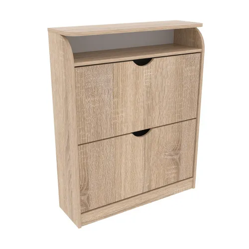 Тумба для обуви №1, Дуб Сонома, 800/250