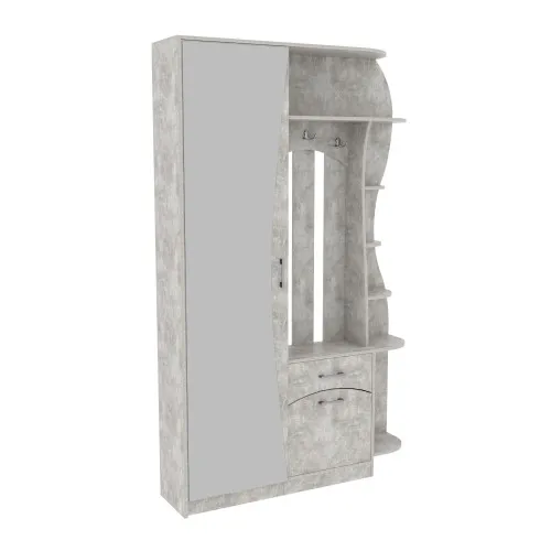 Прихожая Соло-9, Бетон, 1300/400/2100