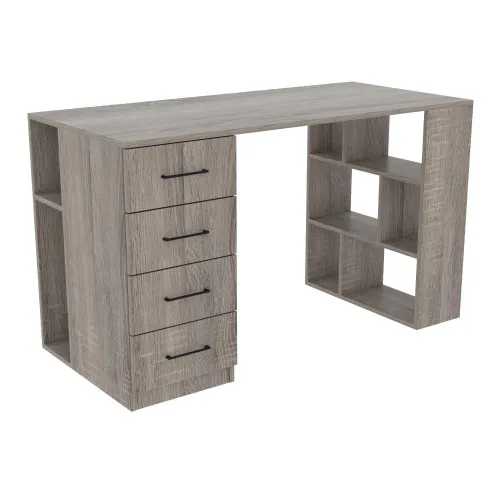 Стіл письмовий Tetris Т-8, Дуб Сонома Трюфель, 1300/600/760