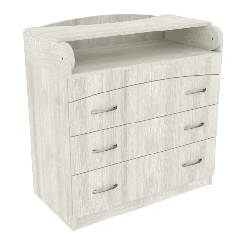 Комод пеленальный №2, Дуб Шамони Светлый, 864/465/916