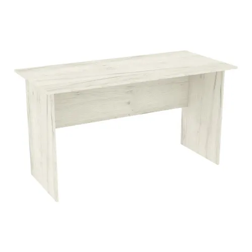 Стол офисный СП, Дуб Крафт Белый, 1400/650/760