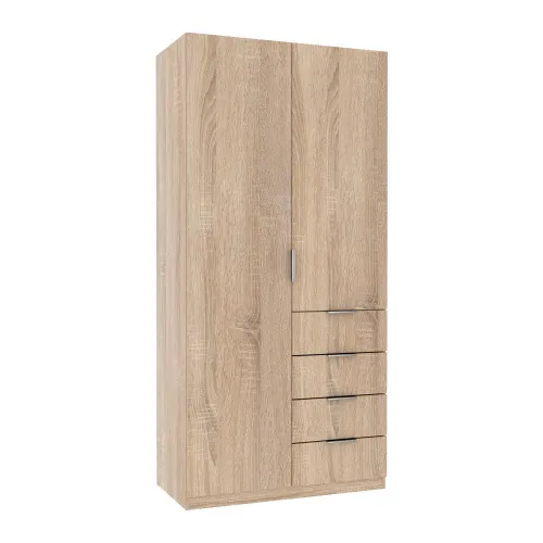 Шкаф Кристалл 1, Дуб Сонома, 1000х520х2100