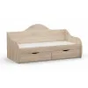 Кровать односпальная L-4, Дуб Сонома, 1932х1000х954