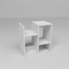Тумба прикроватная S-1, Белый, 500/300/500