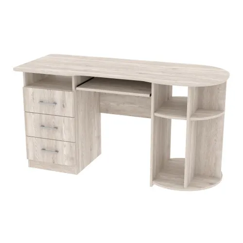 Стол письменный СКП-2 №11, Самоа Дымчатый, 1300/600/760