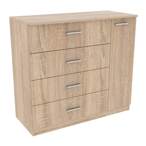 Комод Сабрина №2, Дуб Сонома, 1100/500/1000