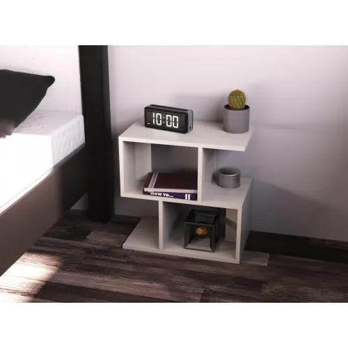 Тумба прикроватная S-1, Дуб Шамони Светлый, 500/300/500