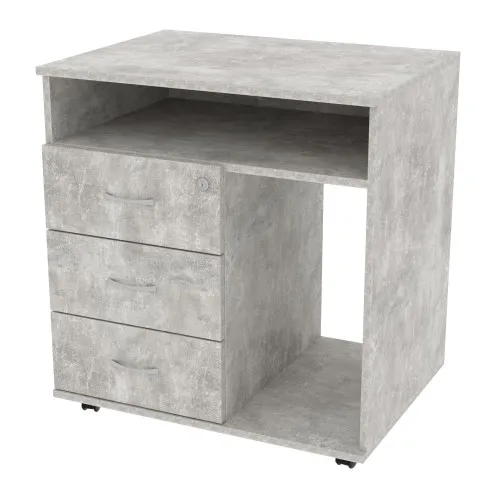 Тумба офисная ТМО-4, Бетон, 700/520/760