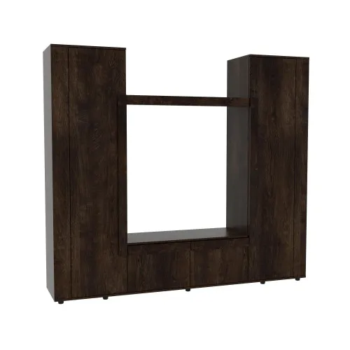 Стенка в гостиную под ТВ Эхо-4, Дуб Конкордия, 2160х420х1850