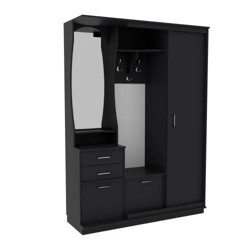 Прихожая Трио-купе TRIO, Антрацит, 1508/400/2100