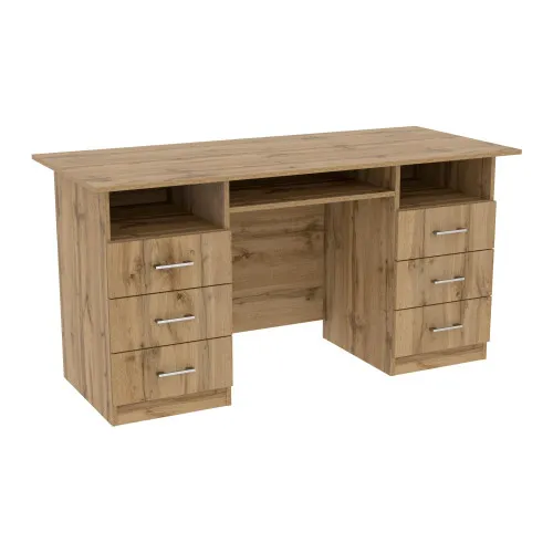 Стол офисный ОСП-4, Дуб Аппалачи, 1500/600/760