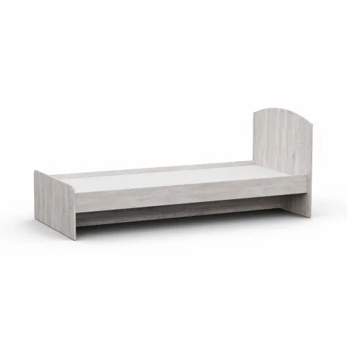 Кровать односпальная L-1, Самоа Дымчатый, 1930х900х800