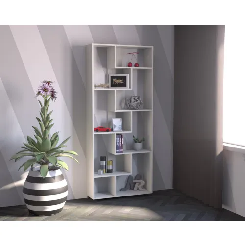 Стеллаж ОС-4, Дуб Шамони Светлый, 800/250/1900