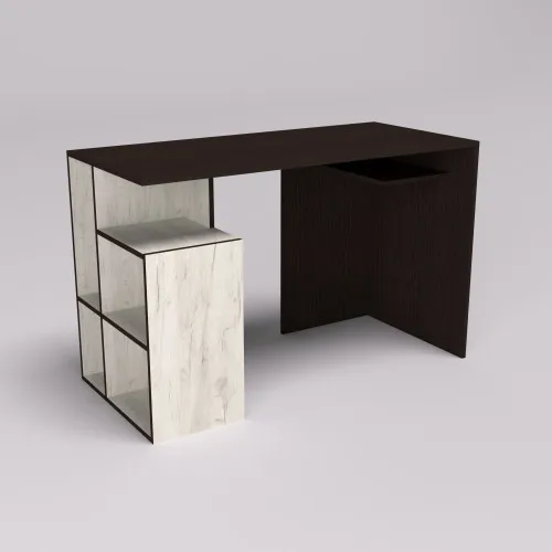 Стол письменный СП-1 №1, Венге Магия+Дуб Крафт Белый, 1200/550/760