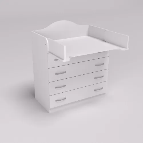 Комод пеленальный №1, Белый, 864/465/1020