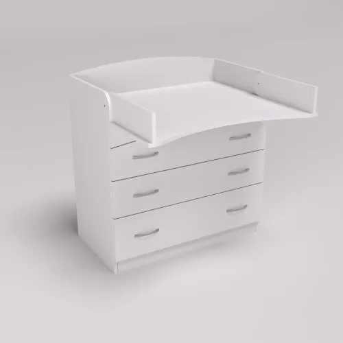 Комод пеленальный №2, Белый, 864/465/916
