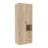 Шкаф для одежды Tetris Т-1, Дуб Сонома, 800/520/2100