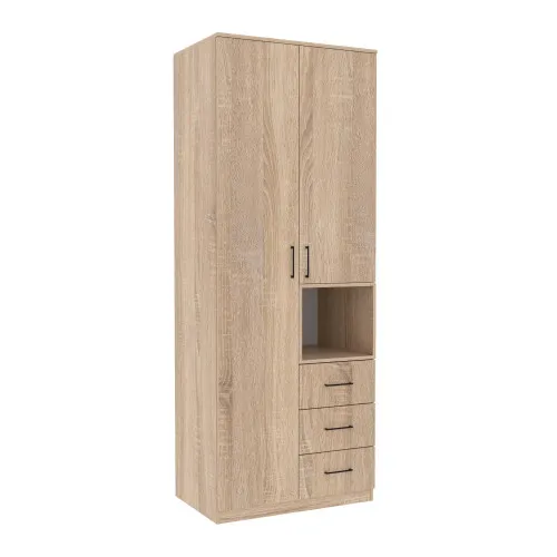 Шкаф для одежды Tetris Т-1, Дуб Сонома, 800/520/2100