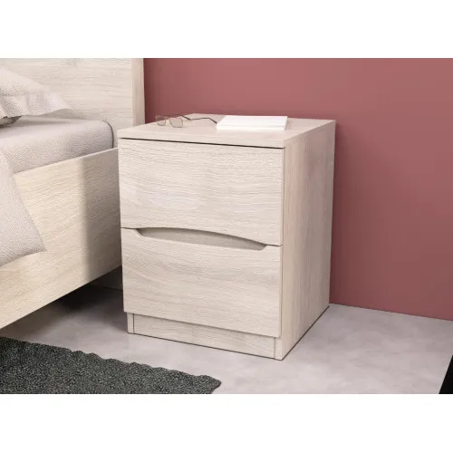Тумба прикроватная Дельта, Дуб Шамони Светлый, 400/400/500