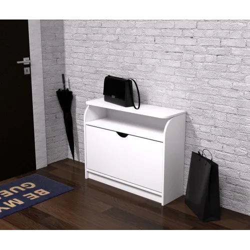 Тумба для обуви №3, Белый, 800/250/650
