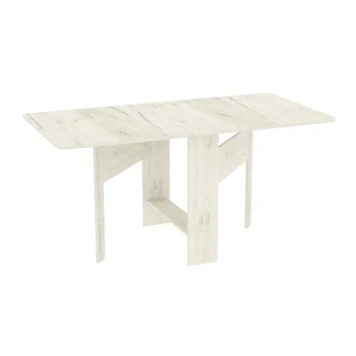 Стіл-тумба №4 вузька, Дуб Крафт Білий, 1580х800х750