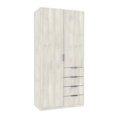 Шкаф Кристалл 1, Дуб Шамони Светлый, 1000х520х2100