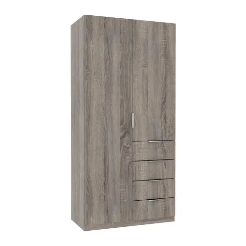 Шкаф Кристалл 1, Дуб Сонома Трюфель, 1000х520х2100